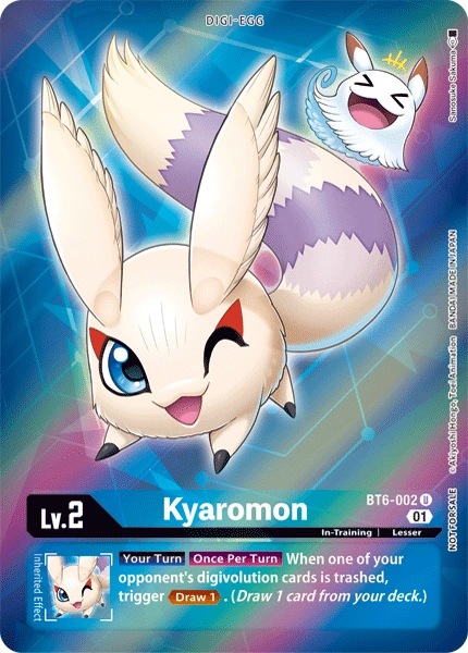 Digimon BT6-002 Kyaromon Promo