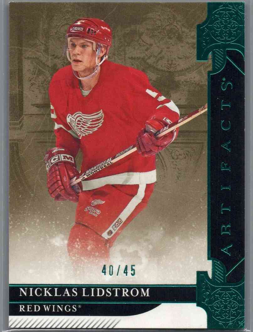 2019/20 Artifacts Legends Aqua Nicklas Lidström #147 40/45