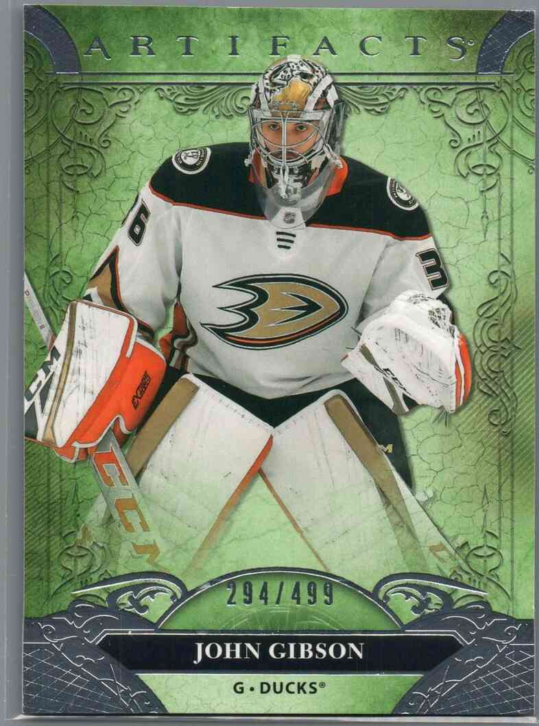 2020/21 Artifacts Stars John Gibson #110 294/499