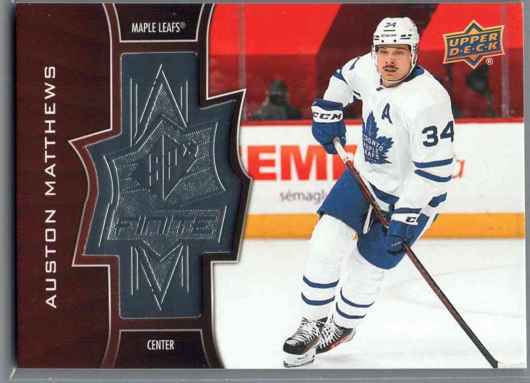 2020/21 SPx Finite Auston Matthews #SF-27 1579/2999