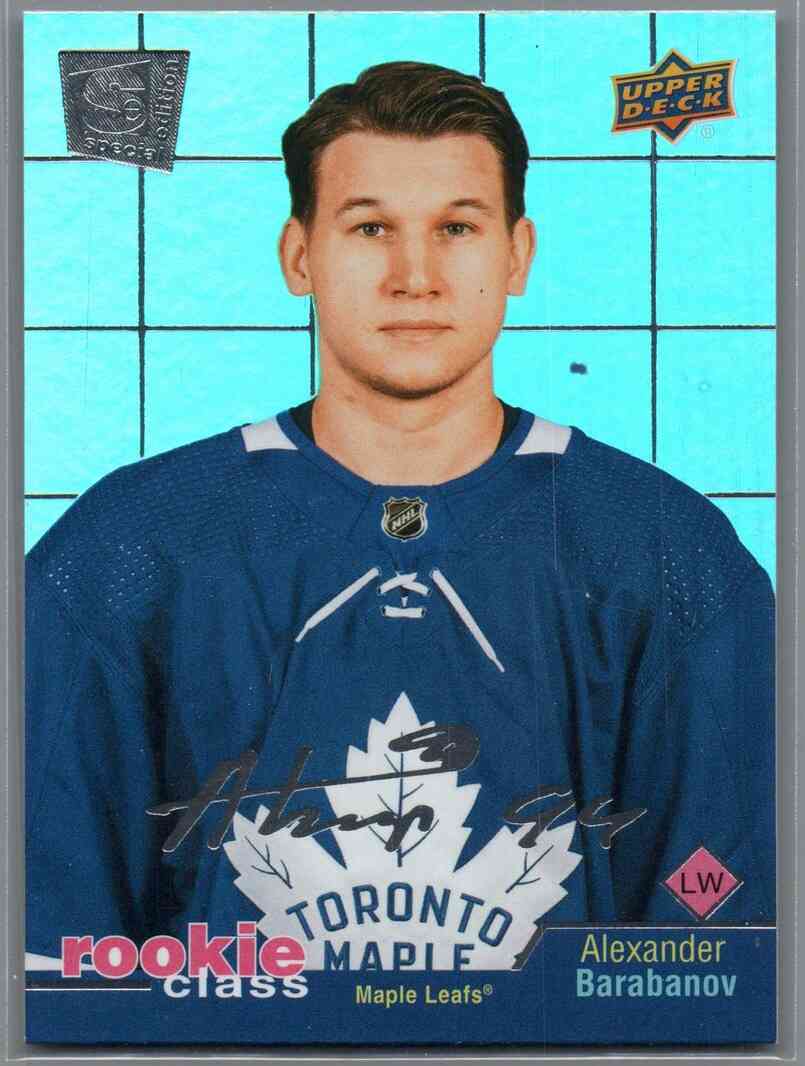 2020/21 Rookie Class Alexander Barabanov #RC-4