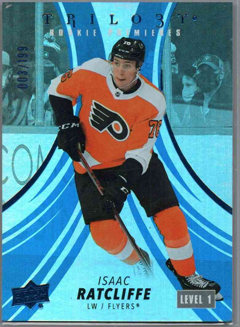 2022/23 Trilogy Rookie Premieres Blue Isaac Ratcliffe #129 003/199