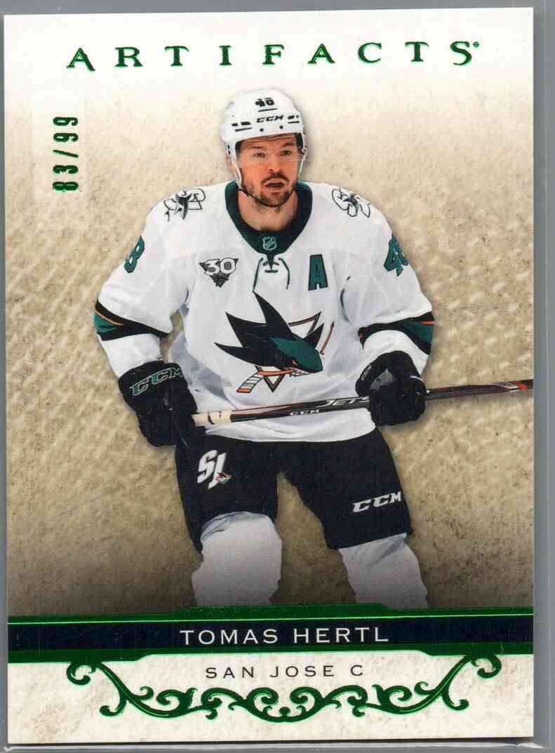 2021/22 Artifacts Hockey Emerald Tomáš Hertl #35 83/99