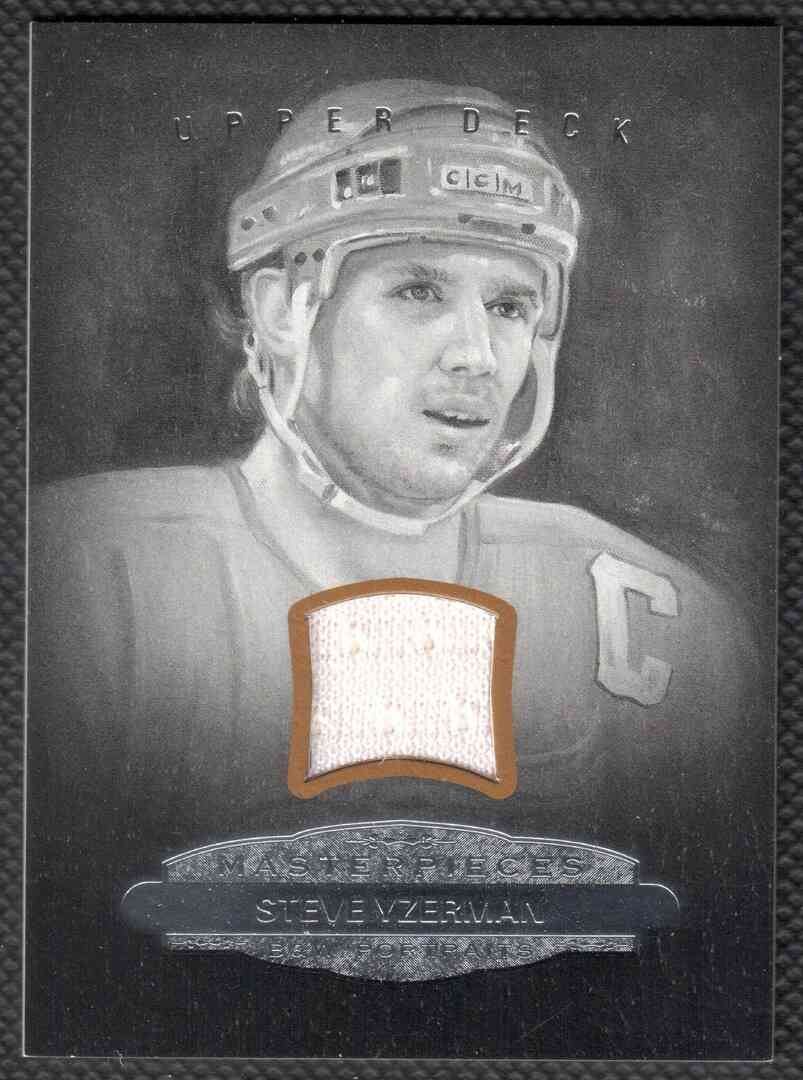 2014/15 B&W Portraits Memorabilia Steve Yzerman #158