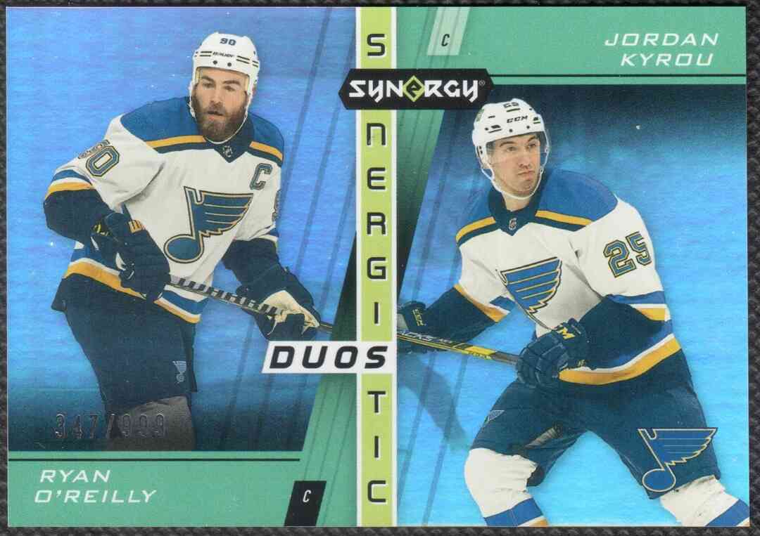 2021/22 Synergistic Duos Ryan O'Reilly / Jordan Kyrou #SD-10 347/999