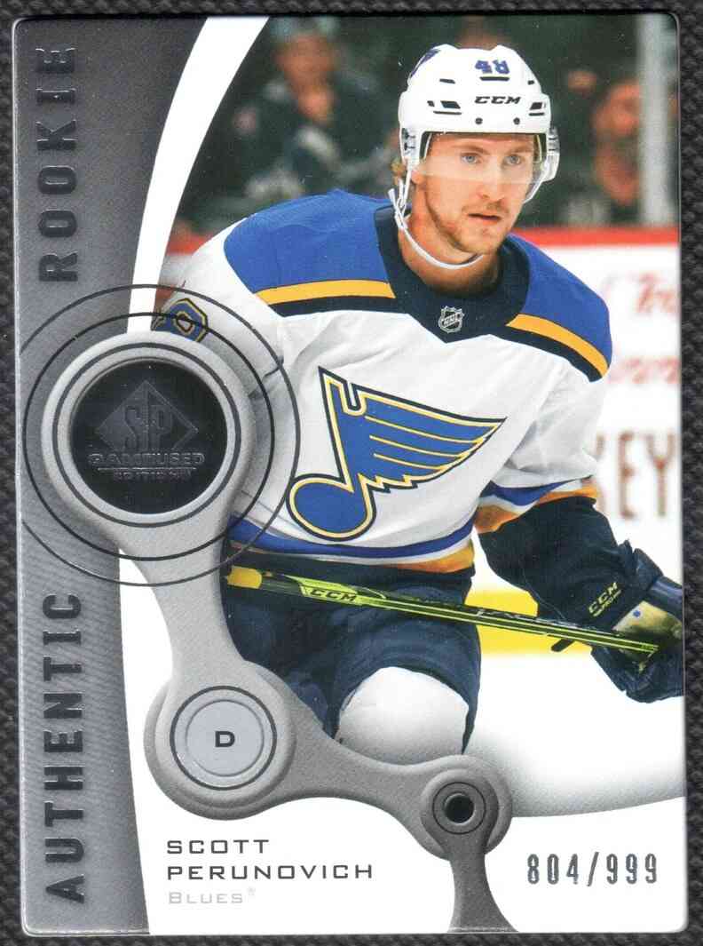 2021/22 2005-06 Retro Rookies Scott Perunovich #R-19 804/999