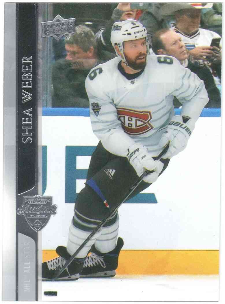 2020/21 Hockey Series Clear Cut Shea Weber #698