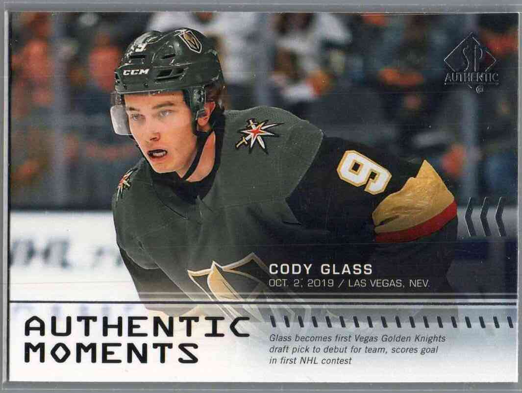 2019/20 Authentic Moments Cody Glass #113