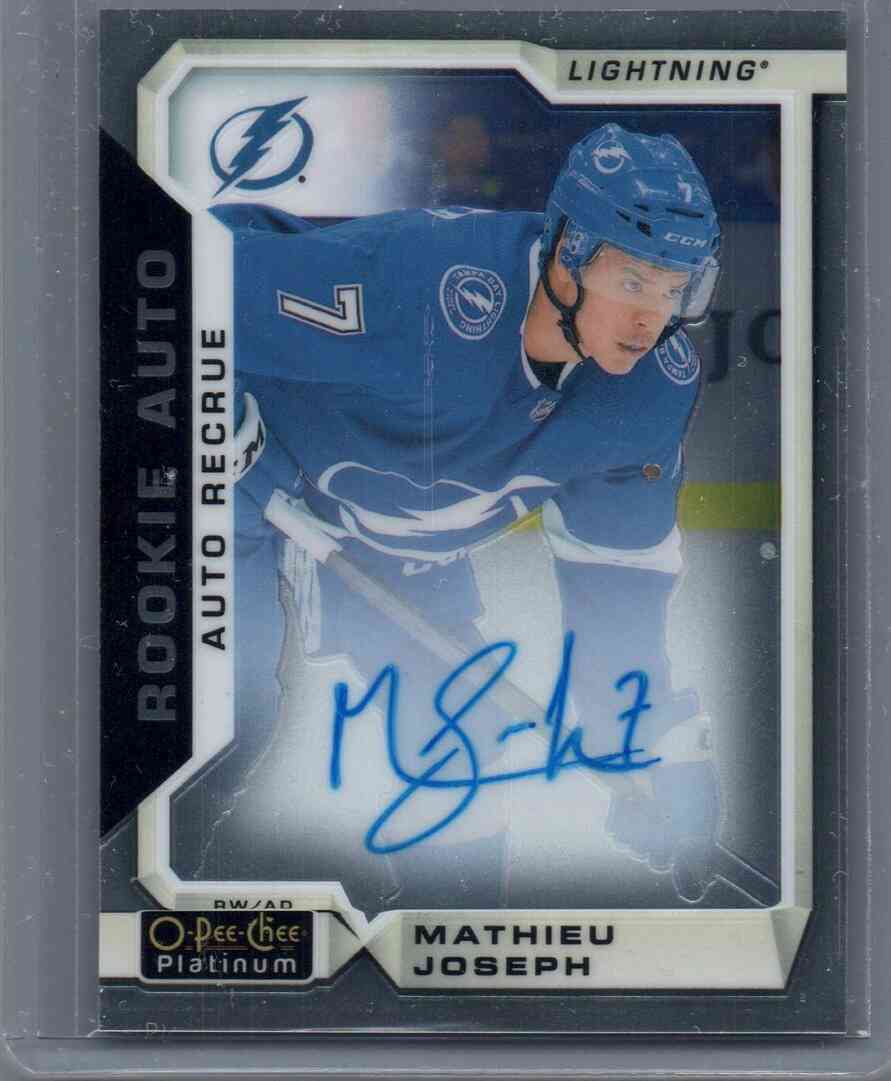 2018/19 Rookie Auto Mathieu Joseph #R-MJ