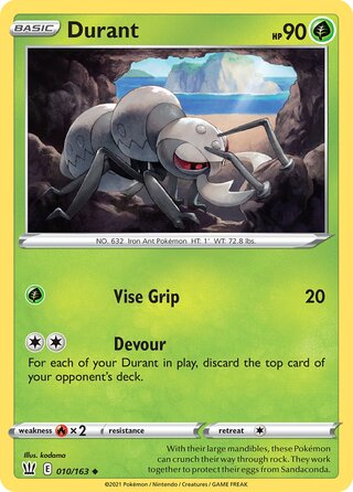 Pokémon Battle Styles 010/163 Durant