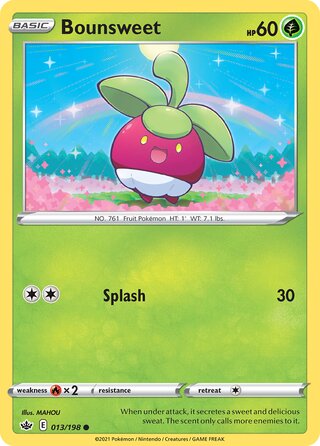 Pokémon Chilling Reign 013/198 Bounsweet