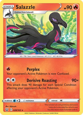 Pokémon Battle Styles 028/163 Salazzle
