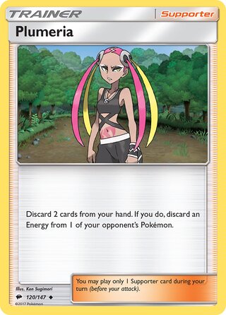 Pokémon Burning Shadows 120/147 Plumeria