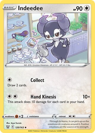 Pokémon Battle Styles 120/163 Indeedee