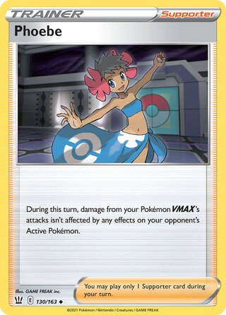 Pokémon Battle Styles 130/163 Phoebe