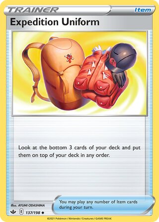 Pokémon Chilling Reign 137/198 Expedition Uniform Reverse Holo
