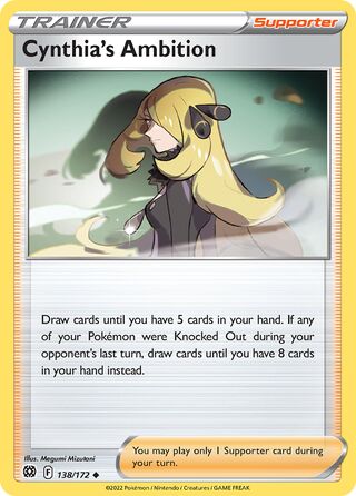 Pokémon Brilliant Stars 138/172 Cynthia's Ambition