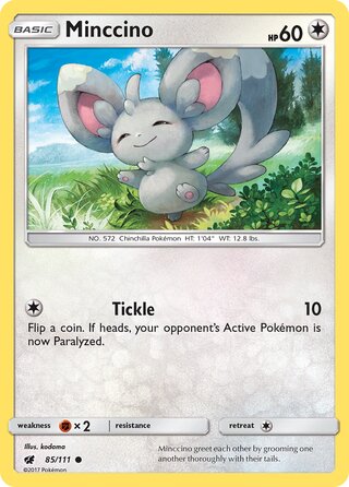 Pokémon Crimson Invasion 85/111 Minccino