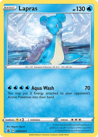 Pokémon Black Star Promo SWSH051 Lapras