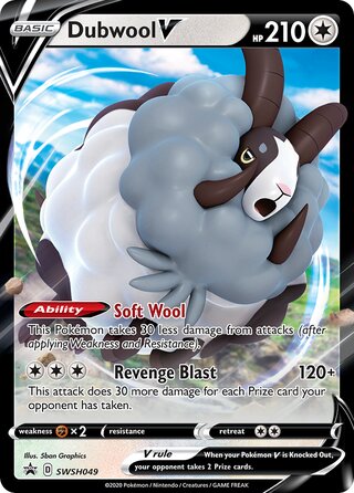 Pokémon Black Star Promo SWSH049 Dubwool V