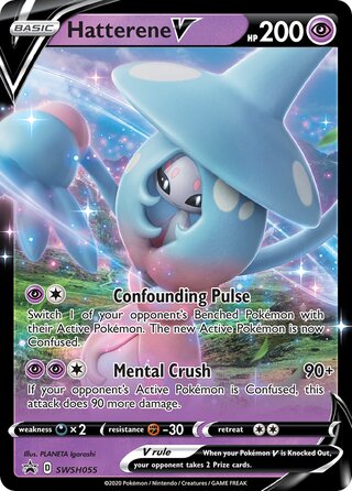 Pokémon Black Star Promo SWSH055 Hatterene V