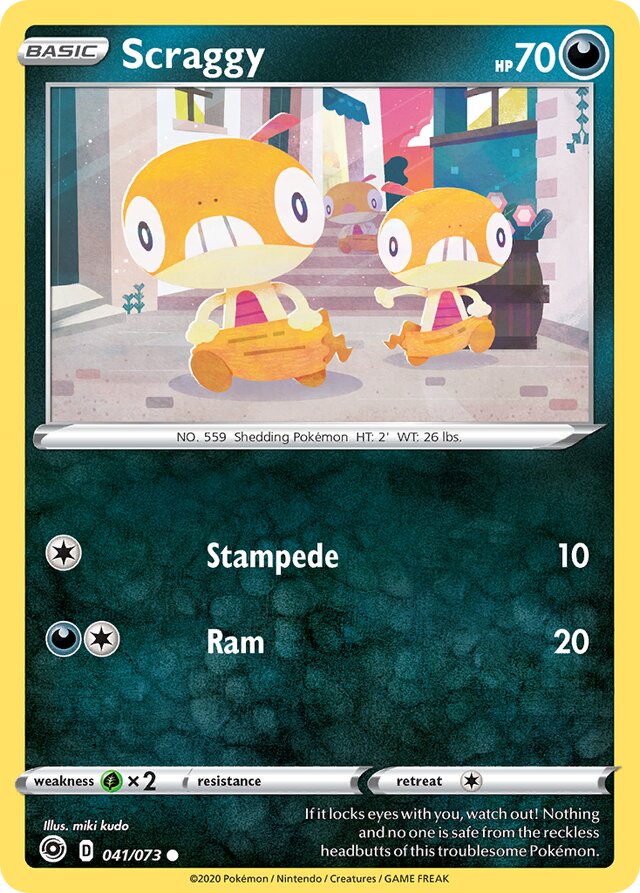 Pokémon Champion's Path 041/073 Scraggy
