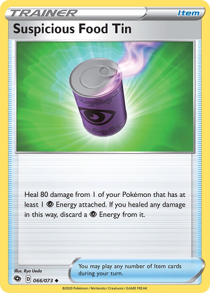 Pokémon Champion's Path 066/073 Suspicious Food Tin