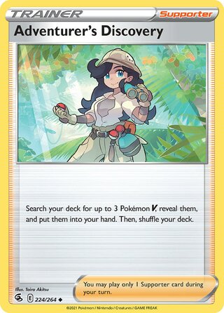Pokémon Fusion Strike 224/264 Adventurer's Discovery