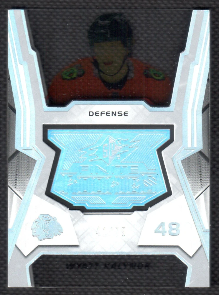 2021/22 SpX Finite Rookies Silver Spectrum Wyatt Kalynuk #F-19 41/75