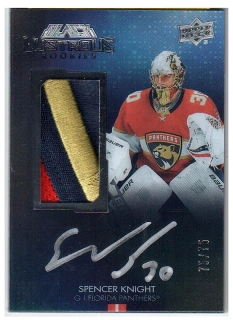 2021/22 Black Lustrous Rookies Spencer Knight #LRPA-SK /75