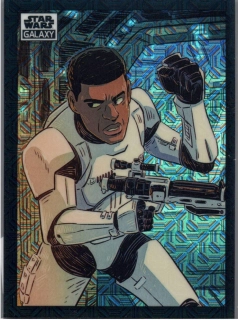 2022 Star Wars Galaxy Mojo Refractor #87 Finn 39/50