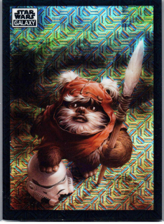 2022 Star Wars Galaxy Mojo Refractor #68 Wicket W. Warrick 03/50