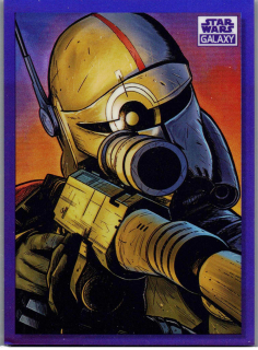 2022 Star Wars Galaxy Purple Refractor #90 Crosshair 14/25