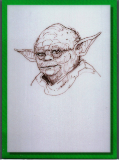 2022 Star Wars Galaxy Original Trilogy Concept Art #OT-9 Yoda 65/99
