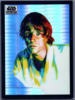 2022 Star Wars Galaxy Prism Refractor #1 Luke Skywalker 68/75