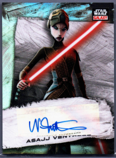 2022 Star Wars Galaxy Autograph #GA-NF Nika Futterman as Asajj Ventress
