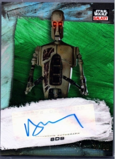 2022 Star Wars Galaxy Autograph Green #GA-MB Matt Berry as 8D8 24/99