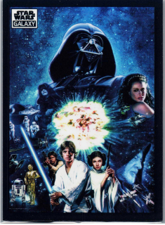 2022 Star Wars Galaxy Refractor #18 The Skywalkers