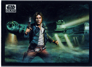 2022 Star Wars Galaxy Refractor #19 Solo Investigates
