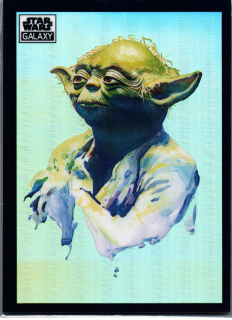 2022 Star Wars Galaxy Refractor #7 Yoda