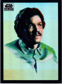 2022 Star Wars Galaxy Refractor #6 Lando Calrissian