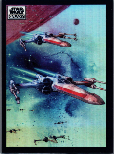2022 Star Wars Galaxy Refractor #12 X-Wing Starfighters