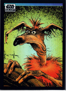 2022 Star Wars Galaxy Refractor #24 Salacious B. Crumb
