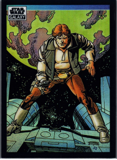 2022 Star Wars Galaxy Refractor #22 The Smuggler, Han Solo