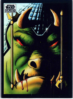 2022 Star Wars Galaxy Refractor #31 Gamorrean Guard