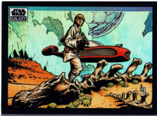 2022 Star Wars Galaxy Refractor #33 Life On Tatooine