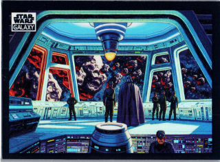 2022 Star Wars Galaxy Refractor #41 Aboard The Bridge