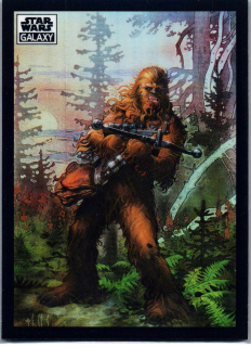 2022 Star Wars Galaxy Refractor #48 A Wookiee In The Wilderness