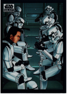 2022 Star Wars Galaxy Refractor #63 Stormtroopers Assess Their Gear