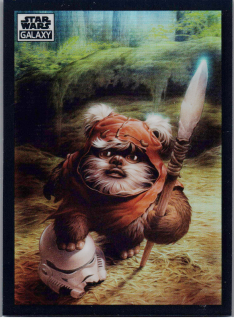 2022 Star Wars Galaxy Refractor #68 Wicket W. Warrick